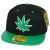 PVC Embroidered Snapback, 3D Silicone Patch Cap, #78 LEAF, 12 Set